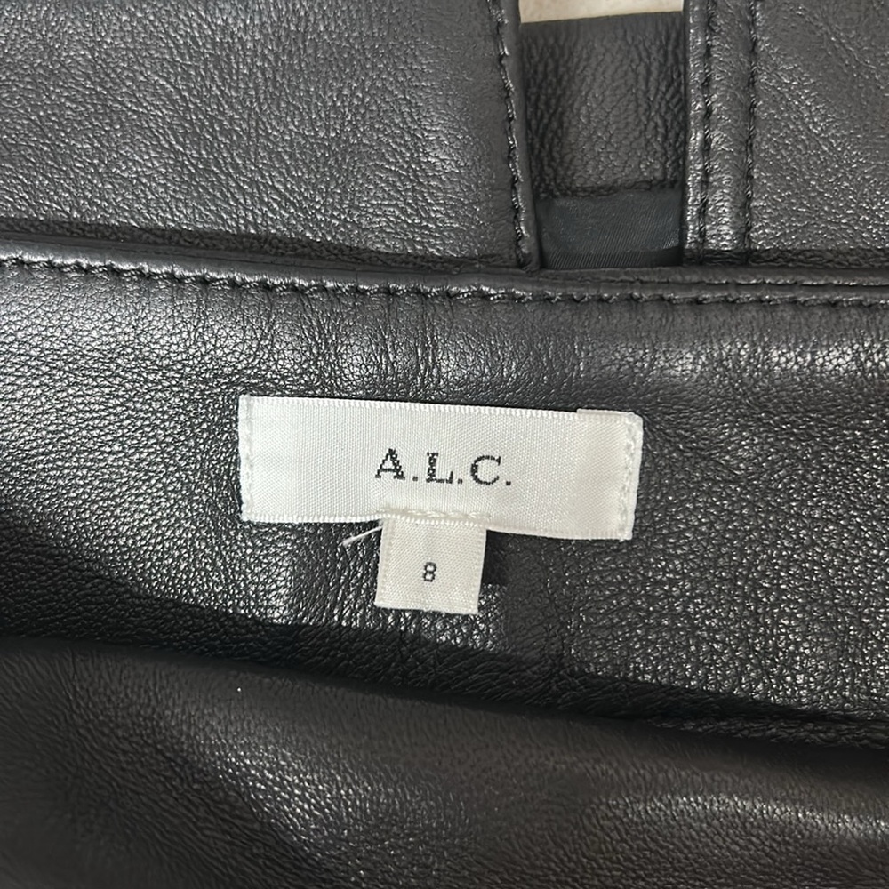 A.L.C Gwen leather midi skirt 17x31 - Picture 16 of 16